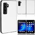 Case Compatible with Microsoft Surface Duo 2,Leather Flip Case with Card Slot,Wallet design,Standable Flip Case White