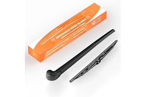 GEARMONSTER Heckwischerarm Scheibenwischer Wischblattsatz, Wischerarm Hinten Scheibenwischer Wischer Set für A3 8P A4 AVANT B6 B7 2003-2012 Ersatz Heckwischerarm