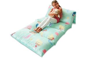 ‎BUTTERFLY CRAZE Butterfly Craze Bodenkissenbezug, Matratzenbett-Liegebezug, Meerjungfrauen-Aqua, King-Size-Größe