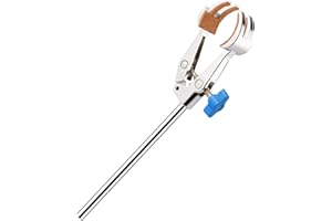 Stonylab Morsetto per Provetta e Boccetta Chimica - 4 Punte da Laboratorio, Apertura Massima 100 mm - per Beuta e Supporto