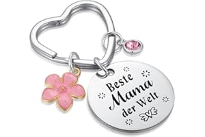 DIVSIC Schlüsselanhänger Mama, Geschenke für Mama, Muttertagsgeschenk für Mama, Mutter Geschenk, Geburtstagsgeschenk für Mama, Beste Mama Geschenk, Weihnachtsgeschenke für Mamas