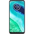 Motorola Moto G8 (6,4" HD+ zero-notch display, Qualcomm Snapdragon SD665, 16MP main camera, 2MP macro camera, 4000 mAH battery, Dual SIM, 4/64GB, Android 10, Neon Blue, Neue Blue, a_NA