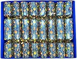 Set of 8 Traditional Christmas Bauble Christmas Crackers with a collectable pewter pet figurine