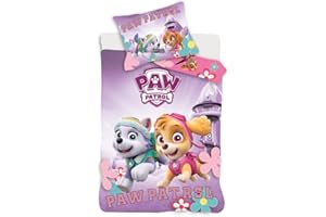 AYMAX S.P.R.L Komplet pościeli z nadrukiem Stella i Everest, poszwa na kołdrę 140x200 cm + poszewka na poduszkę 63x63 cm