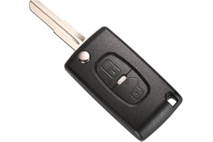 PRO-PLIP Clé Plip Compatible pour 4007 4008 Citroen C4 Crosser Aircross CE1731 MIT-11R 2 Boutons télécommande