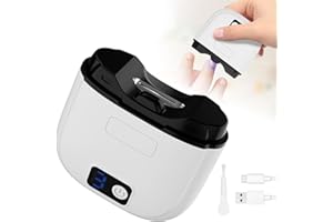 SOLITUZURODE Electric Nail Clipper - 3 Speeds Automatic Toe Nail Clippers for Seniors with LED Light - Rechargeable Electric Fingernail Clippers for Men/Women/Adults/Baby/Children/Kids Smart Thick Nail File Cutter