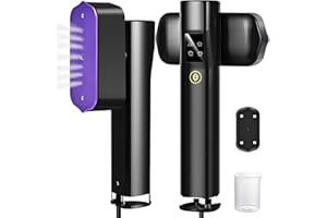 Souvik Ferro da Stiro a Vapore, Riscaldamento 15 S, Pratico Stiratore 2 In 1, 4 Modalità di Stiratura, Con Guanto, Vaporizzatore per Viaggi, Ufficio, Casa