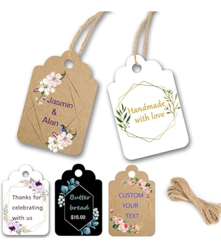 12 étiquettes Cadeaux Anniversaire - Thème Festif | JGIFT05 - 3