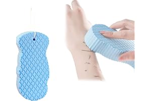 IOPYKKOA Blau Ultra Soft Bath Body Shower Sponge,Super Weiche Peeling-Badeschwamm,Ultra Weiche Peeling Schwamm DuschbüRste,Peeling-Badschwamm für Frauen, MäNner