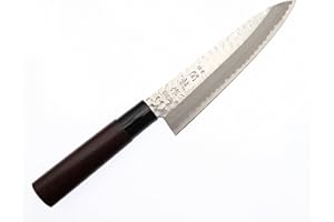 SEKI RIU SekiRyu Couteau Japonais Chef Gyuto Martelée Lame 18 cm Couteaux de Cuisine Fabriqué au Japon