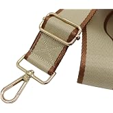 taba-krem polyester ayarlanabilir &ccedil;anta askısı 4cm x 120