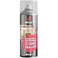 GLEAN Stone Sealer Spray | 400ml | Natural & Manmade Stone Sealer For Marble, Granite, Limestone, Slate, Quartz | Waterproof Sealant | Easy Spray-On Surface Protection | Indoor Outdoor Use