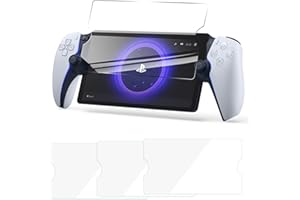 Sughaw 3 Pièces Verre Trempé Membrane pour Console PlayStation PS5, Protection d'Écran Anti-Rayures 9H, Ultra-Clarté HD, Installation Aisée, sans Bulles Anti-Empreintes, pour Expérience Jeu Inaltérée