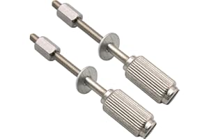 CKPSMS Marca - Set di 2 cerchi da ricamo in metallo con viti di regolazione lunghe compatibili con molti cerchi Brother BabyLock.