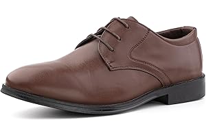 JOYTO Scarpe Uomo Derby Scarpe Eleganti Formale Vintage Oxford Scarpe,Classiche Comode Nero Marrone EU 37-48