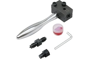 DIN 3/16" Outil d'évasement de Conduite de Frein,Kit D'Appareil À Collet Tuyau De Frein,pour Tubes en cuivre nickelé en Acier Automobile