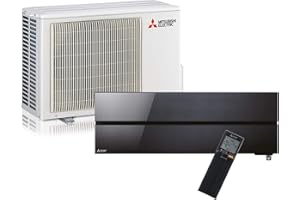 Mitsubishi Electric MSZ-LN35VGB-E1 Kit Climatizzatore Inverter, Onyx Black, 105 x 97 x 38 cm
