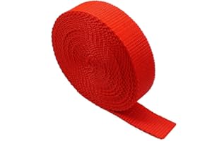 The Bead Shop Heavy Duty Webbing Strap Tape - 5 metres - Rucksack/Backpacks, Luggage/Cargo Strapping, Belts