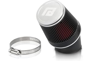 Nibbi 42mm Motorcycle Air Filter, High Performance Dirt Bike Air Filters for Dirt Bike Pit Bike HONDA YAMAHA SUZUKI ATV (Silver)