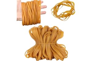 ZDQC 100 Pezzi Elastici Larghi Gomma,Elastici in Gomma Diametro 70,Elastici Cancelleria,Elastici di Gomma 5mm,Elastici in Gomma per Ufficio,Elastici di Gomma Grand