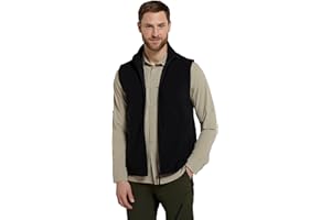 Mountain Warehouse Alder Mens Microfleece Warm Walking Hiking Gilet Body Warmer Sleeveless Jacket