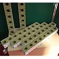 Cultilene Rockwool Cubes Grow Blocks 3" 4" 6" Small Large Hole Hydroponics (3" Cube Large Hole (38/35) - Qty 5)