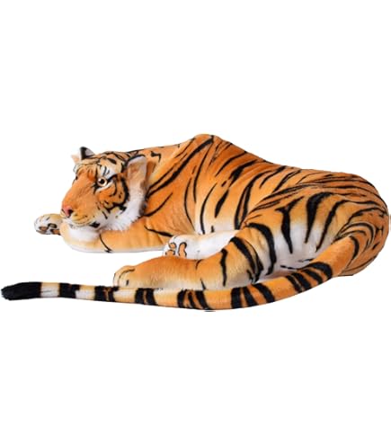 BRUBAKER Tigre Brun 110 Cm Peluche Peluches