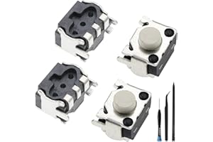 ZHUROUPU 4 Pcs L1 R1 Micro Switch Bumper Button Replacement for Steam Deck, L1 R1 Shoulder Trigger Button Accessories for Steam Deck SD1010 console Malfunction Repair with Repair Tools