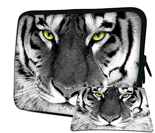 LUXBURG 8 - 17,3 Zoll Notebooktasche Laptoptasche Tasche aus Neopren Schutzhülle Sleeve für Laptop / Notebook Tablet Plus Free Mouspad! Für Apple, Acer, Chromebook, Dell, HP, Lenovo, Samsung Laptop