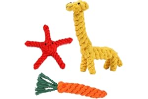 MOSEEM Dog Toys Puppy Teething Chew Rope Toy from 8 weeks Small Dogs Large Tough Indestructible Dog Toys for Interactive Chewers Suit for Tranning Teeth Cleaning