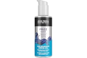 JOHN FRIEDA - Frizz Ease Dream Curls 100 ml, Aceite en Crema para Definir Rizos, Incoloro, Hidrata y Nutre para Rizos Perfectos, Sanos y Definidos, Suaviza y Da Brillo
