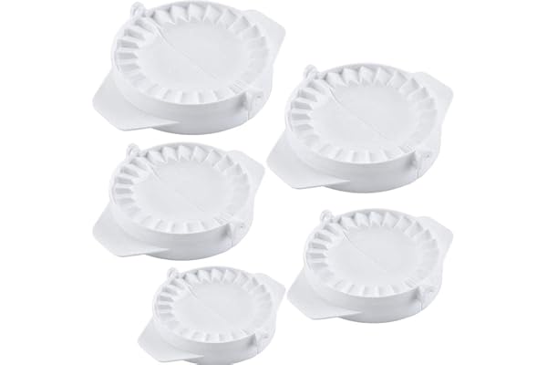 CHSEEO Lot de 5 Moules a Chaussons Plastique Machine à Pâtes Moule et Pâte Pression Boulette Maker Pie Ravioli Moule à Pâtisserie Ustensiles de Cuisine #8
