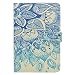 Produktbild Forhouse Hülle Samsung Galaxy Tab A 8.0 SM-T350, PU Ledertasche Flip Magnet Etui Mit Standfunktion Ultra Schlanke stoßfest Schutzhülle fürSamsung Galaxy Tab A 8.0 SM-T350 (Blume)