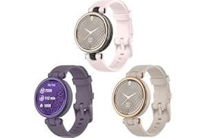 Bexido Correa de repuesto compatible con Garmin Lily Band, silicona suave deportiva para mujer, accesorio de pulsera para reloj inteligente Garmin Lily