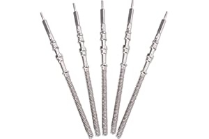 Niejgay 5 StüCk Uhrwerk Uhr Stahl Schaft Krone Kit Uhr Teile Teile NH35 NH36 NH38 NH39 Uhrwerk Uhr Ersatzteile Teile