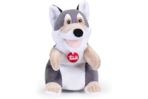 Marionetta Lupo Trudi | marionette peluche per spettacolo teatrale, regalo compleanno | 16x25x16cm taglia S | Marionette Puppets | modello 29230