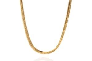 SA CHAINS 4mm 18K gold plated on solid sterling silver 925 Italian Herringbone chain necklace chocker bracelet anklet with lobster claw clasp