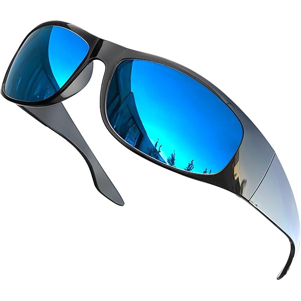 Occhiali Da Sole Moto Avvolgenti Con Protezione UV400 - Con Cuscinetti, Unisex, Lenti Marrone/Rosso