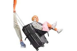 G TALECO GEAR Siège de voyage portable pour enfants, siège de valise pour enfant, bagage à main avec siège pour tout-petits, valise pour enfant à s'asseoir
