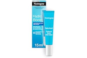 Neutrogena Hydro Boost Contorno Occhi Anti-Fatica, Contorno occhi idratante con Acido Ialuronico e Vitamina E, Aiuta ad attenuare i segni della stanchezza e le occhiaie, 15 ml