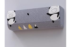 Xpnit, copertura per condizionatore d'aria a parete, anti-polvere, per interni, motivo 6, 2 pezzi