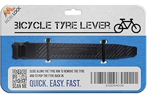 Mobi Lock Démonte-Pneu pour vélo - Outil de Changement de Pneu pour vélo - Démontage et Installation Rapide et Facile du Pneu