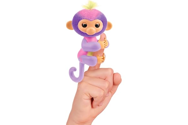 Lansay - FINGERLINGS - Magic Moods Elise - Accroche Ella à Ton Doigt - Son Cœur s'allume Selon Ton Humeur - Communique avec 70 Sons et Réactions - Piles Incluses - Jouet Interactif dès 7 Ans