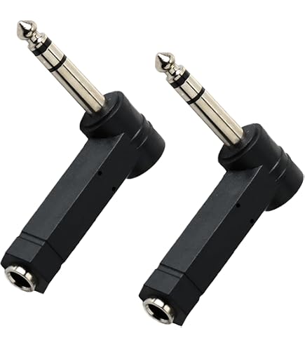 Greluma 3 Adattatori XLR Maschio A 1/4" Femmina – Connettori Audio Da 3 Pin Per Microfono, Mixer E Strumenti, Convertitore Jack TRS/TS A XLR