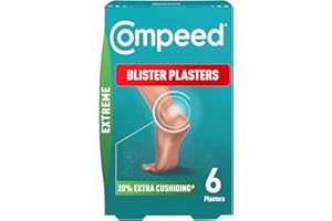 Compeed Blister Plasters Extreme 6 Pack - Hydrocolloid Foot Treatment - Heal Fast