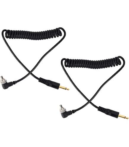 EJ.life cordon de synchronisation Câble de synchronisation PC Flash mâle à mâle de 100 cm avec EJ.life cordon de synchronisation Câble de synchronisation PC Flash mâle à mâle de 100 cm avec