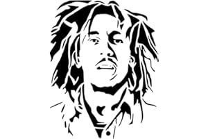 FASHION247 BOB Marley Mylar Stencil Craft Home Decor Painting Wall Art 190 Micron … (Mylar, 1 X A4) = £5.49 Free UK Delivery