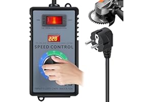 PORFOYO Variateur De Vitesse Pour Moteur 220 V, 4000 W Régulateur De Vitesse, Scr Regulateur De Tension, Régulateur De Tension Du Moteur Pour Vitesse Légère Tension Température