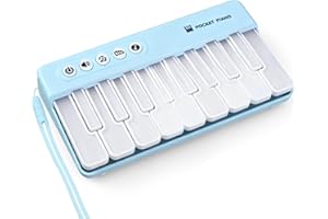 Dolanus Toys for 3-8 Year Old Boys Girls: Kids Piano Keyboard Portable Piano Keyboard, Gifts for Age 3 4 5 6 7 8 Toddlers Beginners Birthday Presents, Electronic Musical Instrument Toy (Blue)