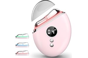 Ehomfory EMS Gua Sha, Gesichtsmassagegerät Gua Sha Elektrisch mit Smart 3 Modi Anti-Falten, EMS Gesichtsmassage mit Vibration & Wärme für Gesichtsstraffung, Anti Falten Anti Aging